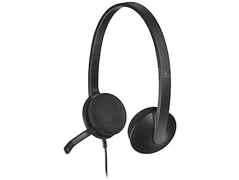 Logitech USB-headset H340 trådbundna hörlurar