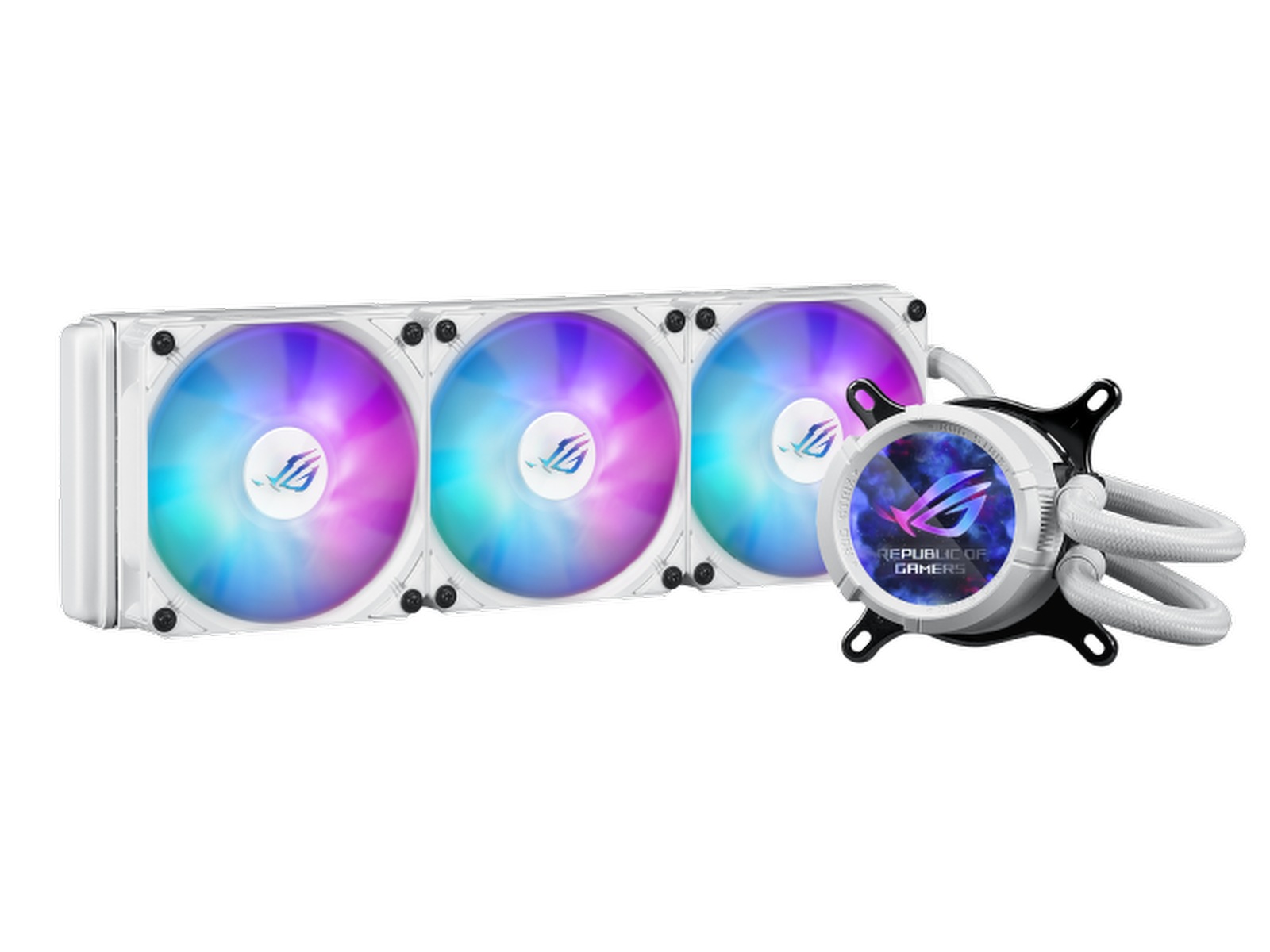 ASUS ROG STRIX LC III 360 ARGB LCD Vattenkylare 1-pack Vit 120 mm