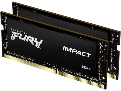 Kingston FURY Impact DDR4 64GB kit 3200MHz CL20 Ikke-ECC SO-DIMM 260-PIN