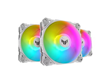 ASUS TUF Gaming TF120 ARGB Fläkt 3-pack Vit 120 mm
