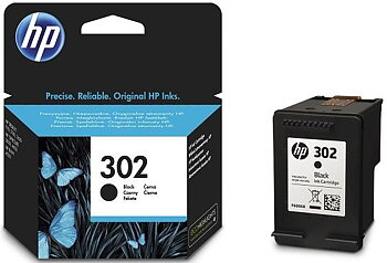 HP Bläck 302 Svart