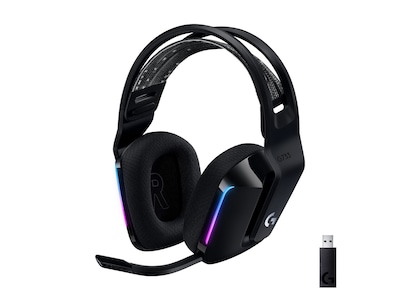 Logitech G G733 LIGHTSPEED Trådlöst RGB Gamingheadset Trådlösa Hörlurar Svarta