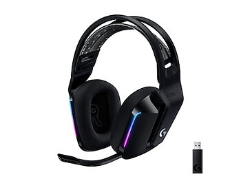 Logitech G G733 LIGHTSPEED Trådlöst RGB Gamingheadset Trådlösa Hörlurar Svarta