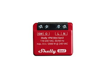 Shelly Plus 1PM Mini (GEN 3) Smart switc