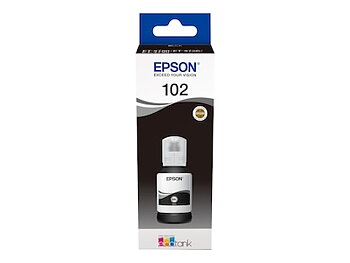 Epson 102 svart 7500 sidor bläckflaska C13T03R140