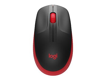 Logitech M190 Mus optisk trådlös röd