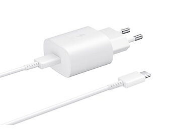 Samsung snabbladdningsadapter för vägguttag 25 Watt 1xUSB-C