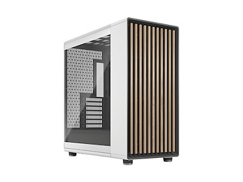 Fractal Design North XL Tower Extended ATX Inget nätaggregat Glas Vit