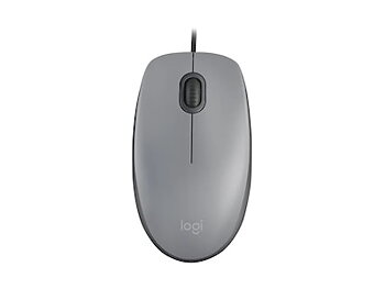 Logitech M110 Silent Optical Cable Grå