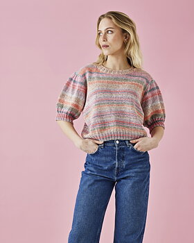 T-shirt med puffärm i Maja Color (Digitalt)