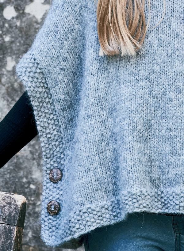 896211 Poncho till flickor i Alice (Digitalt) - 2