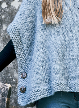 896211 Poncho till flickor i Alice (Digitalt)