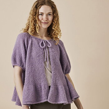 Sally Cardigan med puffärm (Digitalt)