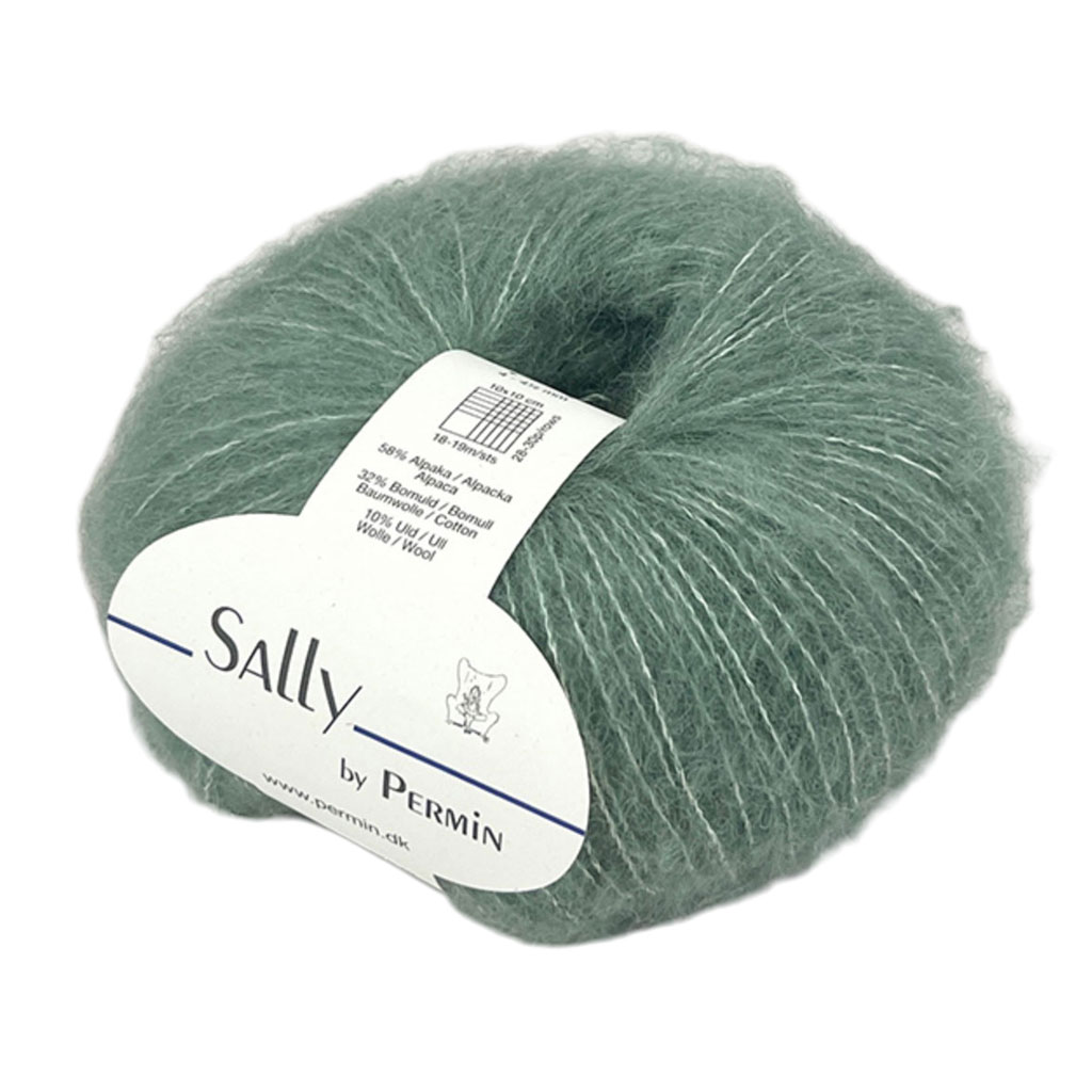Salvia (mellangrön) Sally by Permin 12