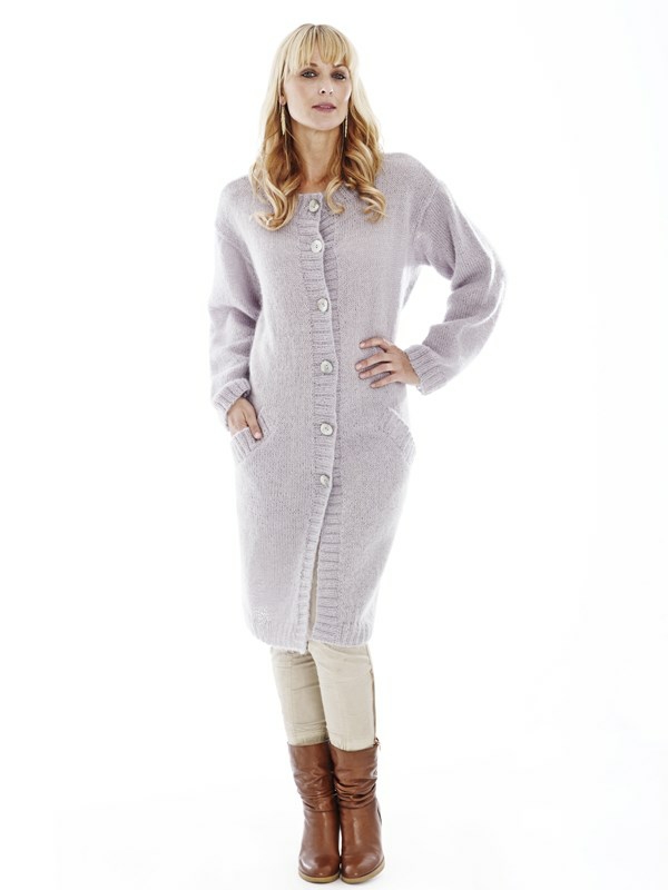 Långkofta i mohair (Digitalt)