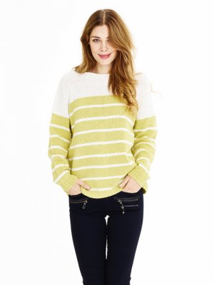 1564 Randig Oversize tröja