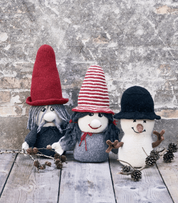 893729 Tovade tomtar & snögubbe