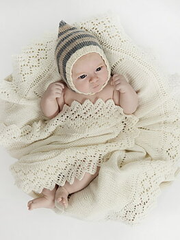 Rund babyfilt (Digitalt)