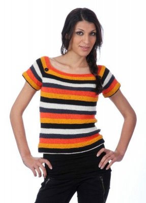 Randig t-shirt (Digitalt)