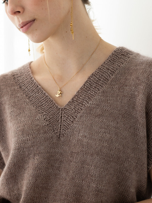 Louise V-neck Slipover (Digitalt) - 2