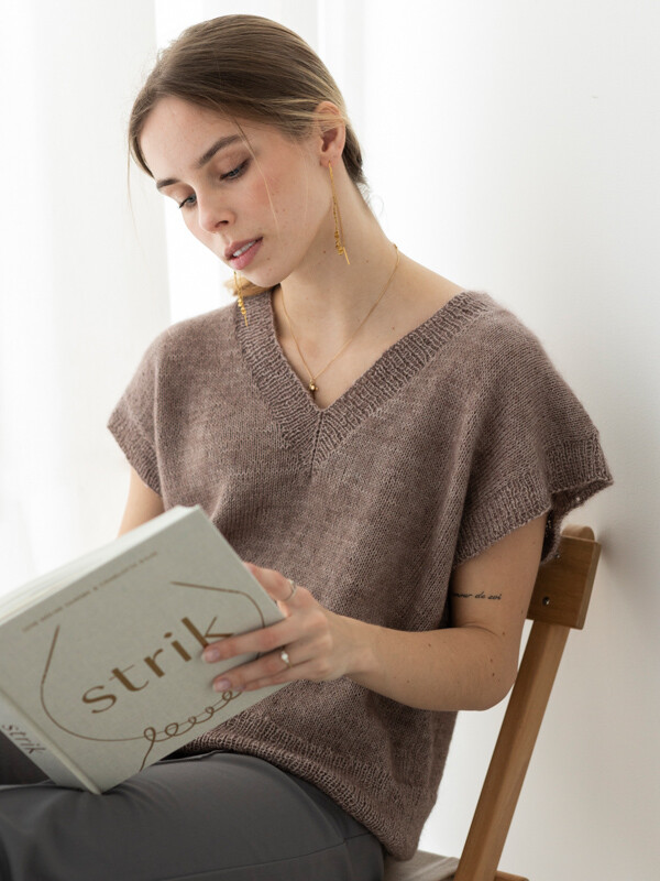Louise V-neck Slipover (Digitalt)