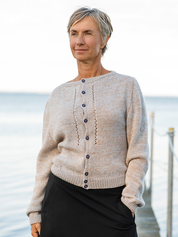 SOFT Cardi i två trådar garn - 4