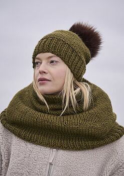 Highoak mössa Salle tub i Chunky Wool