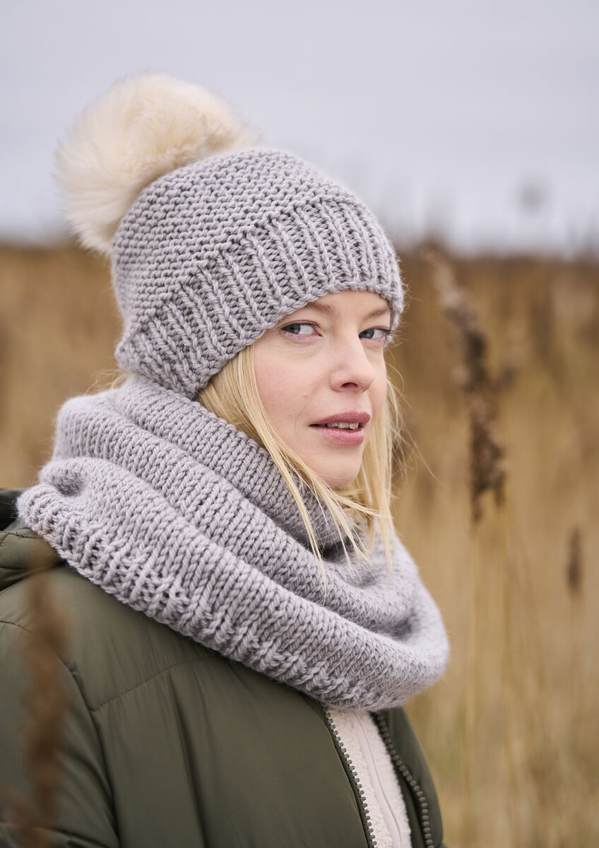 Highoak mössa Salle tub i Chunky Wool