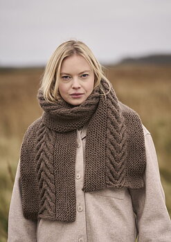 Highoak mössa Isle halsduk i Chunky Wool