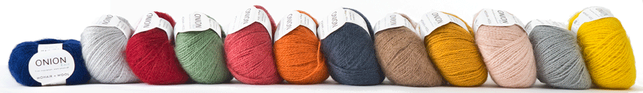 Onion Mohair Wool Garn