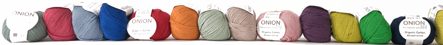 Organic Cotton garn från Onion i ekologisk bomull