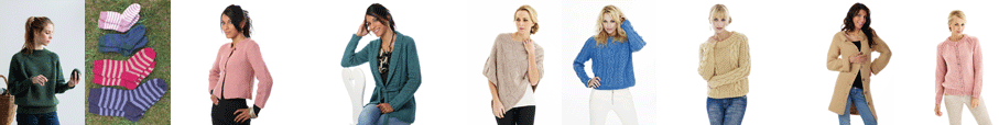 Garnmönster till No. 6 Organic Wool Nettles