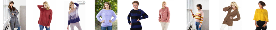 Garnmönster till Onion Mohair Wool