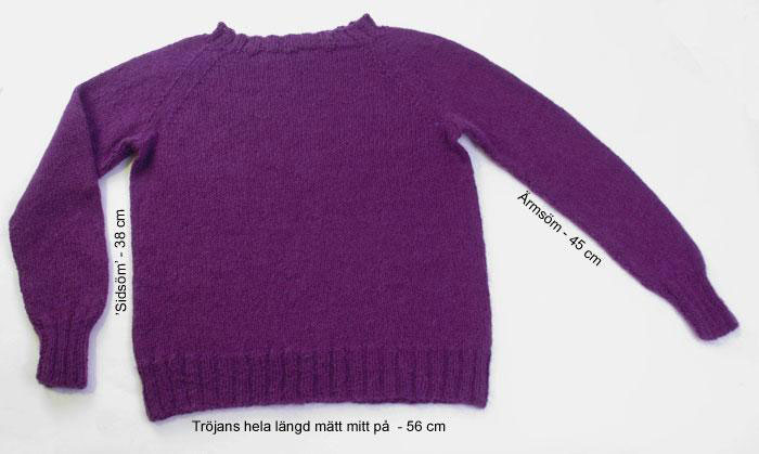 Min fina tröja - mått