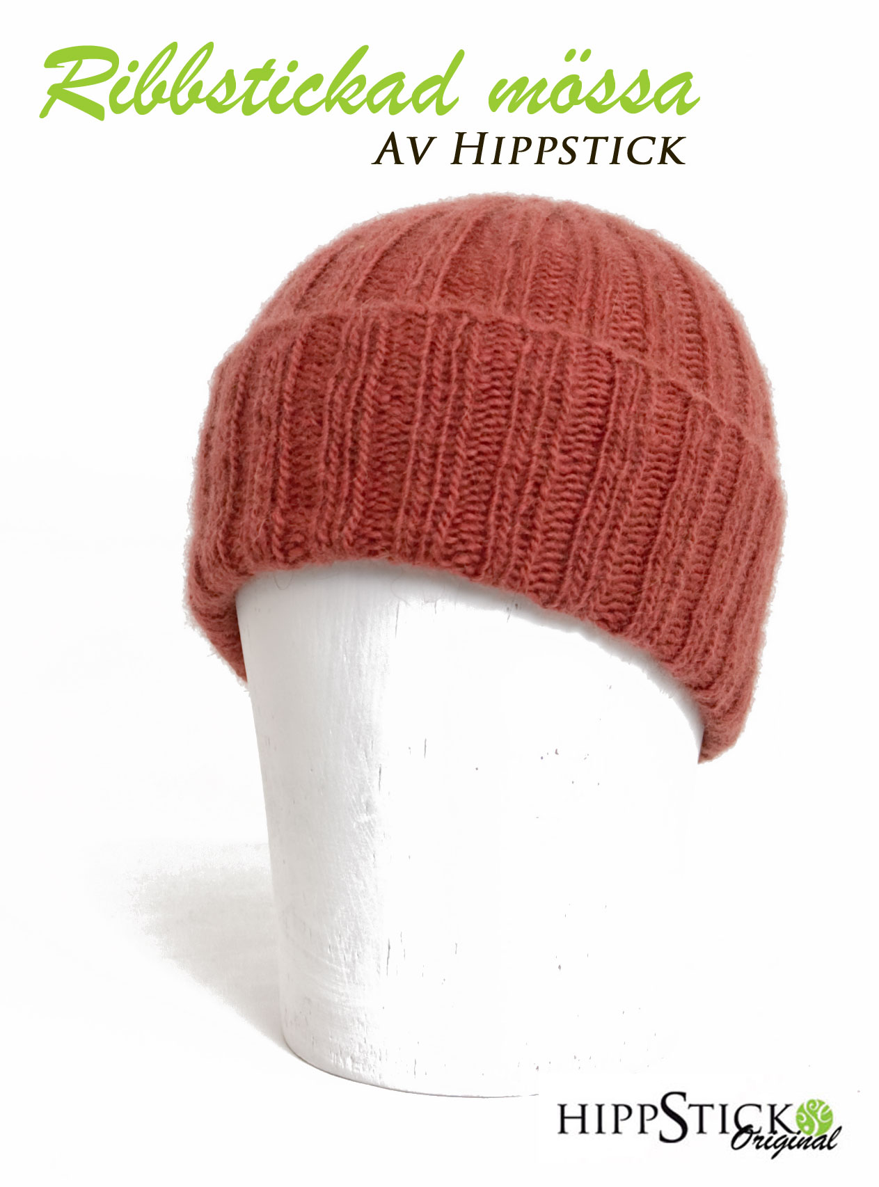 Resårstickad mössa