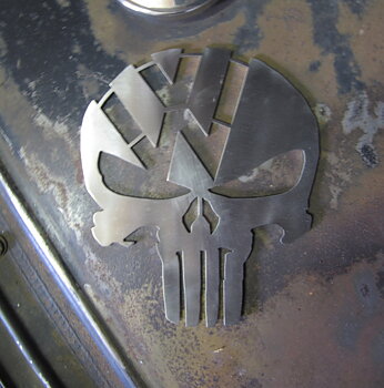 VW Skalle i Rostfritt