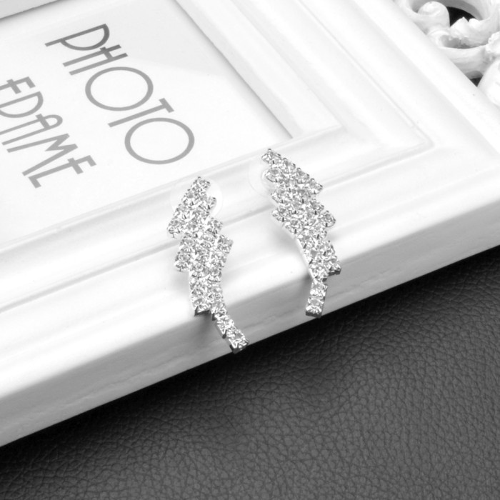 Bride Silverpläterad smyckeset kristall  - 5