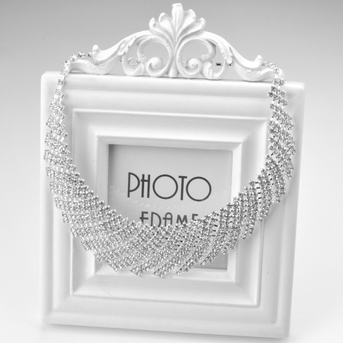 Bride Silverpläterad smyckeset kristall  - 4