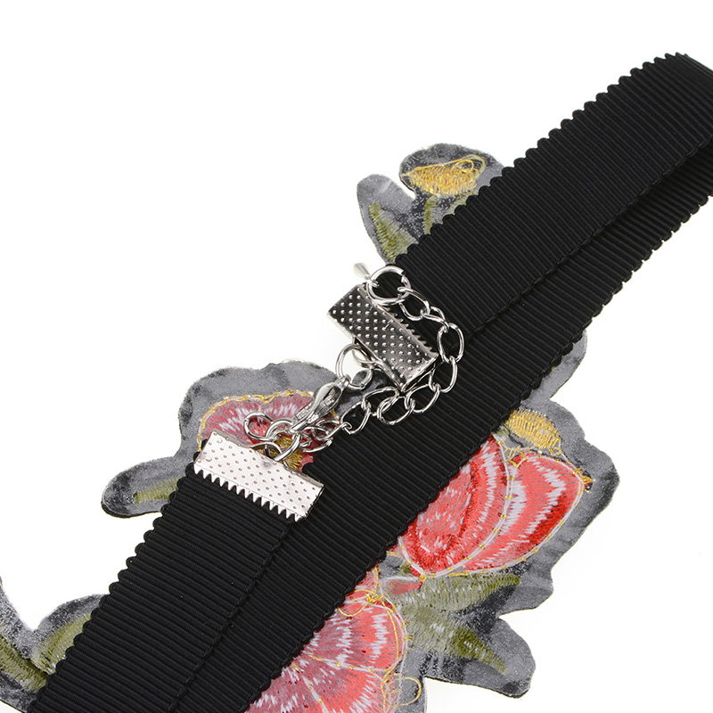 Halsband choker blomma - 4