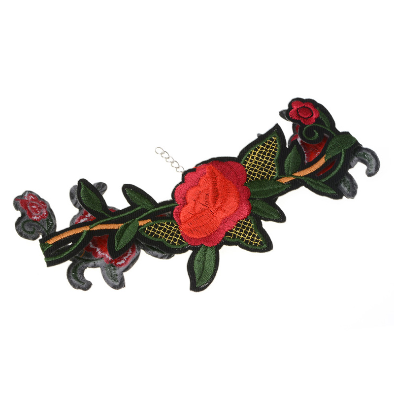 Halsband choker blomma - 3