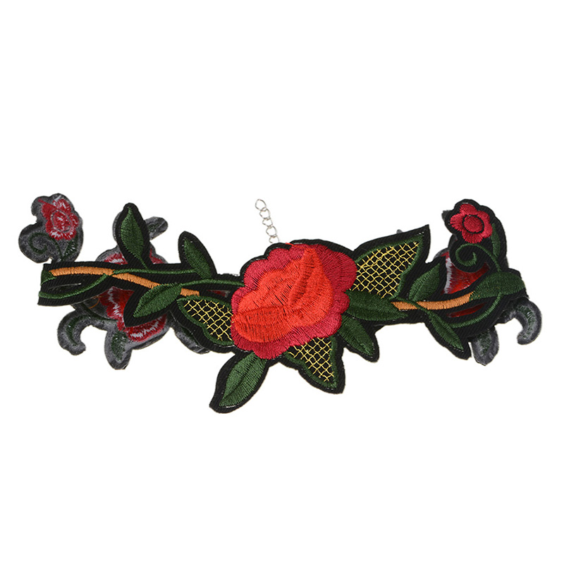 Halsband choker blomma - 2