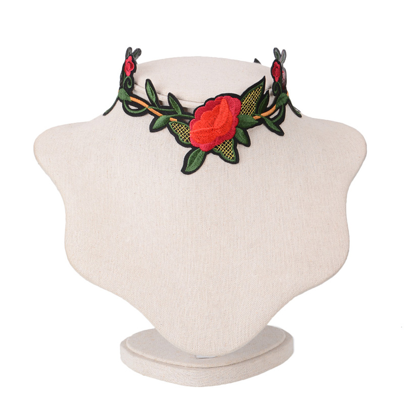 Halsband choker blomma