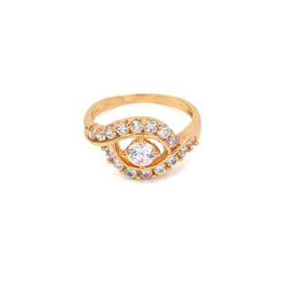 18k Gold Filled CZ RING - 3