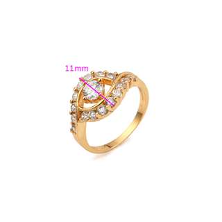 18k Gold Filled CZ RING - 2