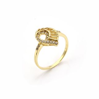 18k Gold Filled CZ RING - 4