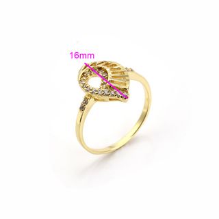 18k Gold Filled CZ RING - 3