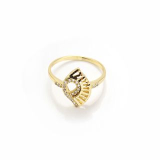 18k Gold Filled CZ RING