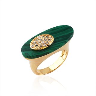 18K Guldfyllda Guld gulddoublé Filled CZ Ring - 3