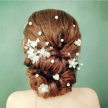 Flower Hair Pins Wedding