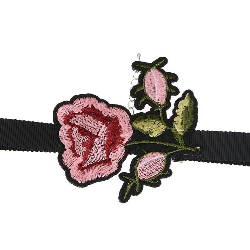Halsband choker blomma - 2